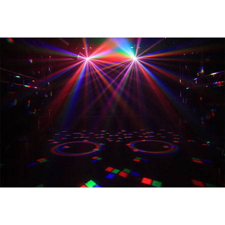 Ibiza Light & Sound FULLMOON – Efecto de iluminación DMX 5-en-1 Wash, UV, Láser R+G, Strobe & Astro - Tempo Shop