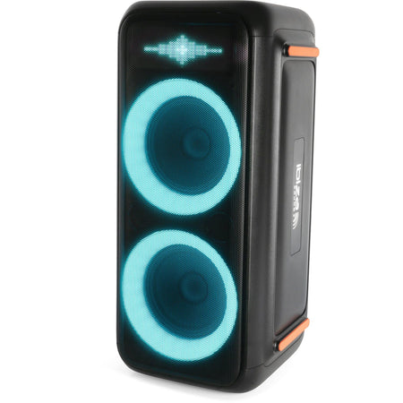 Ibiza Light & Sound GRAFFIK600 – Altavoz activo High Power 2×8″/20 cm – 600 W con doble efecto luminoso - Tempo Shop