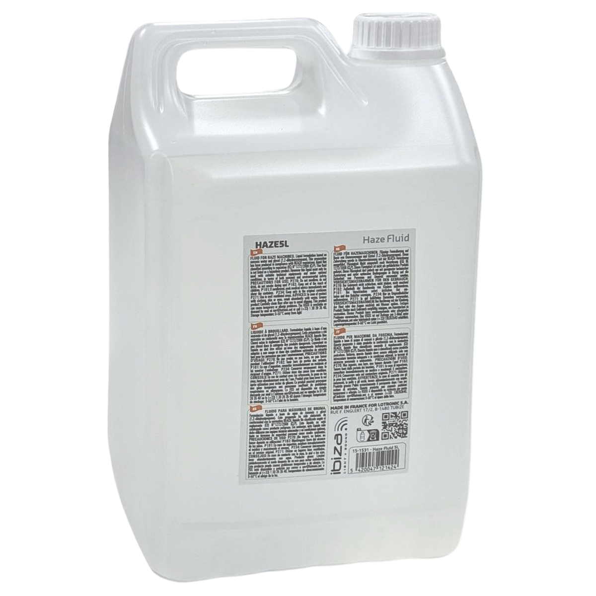 Ibiza Light & Sound HAZE5L - Líquido de niebla (haze) 5 L - Tempo Shop
