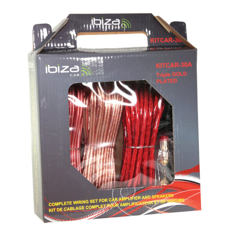 Ibiza Light & Sound KITCAR30A – Kit de cableado completo 30A para coche - Tempo Shop