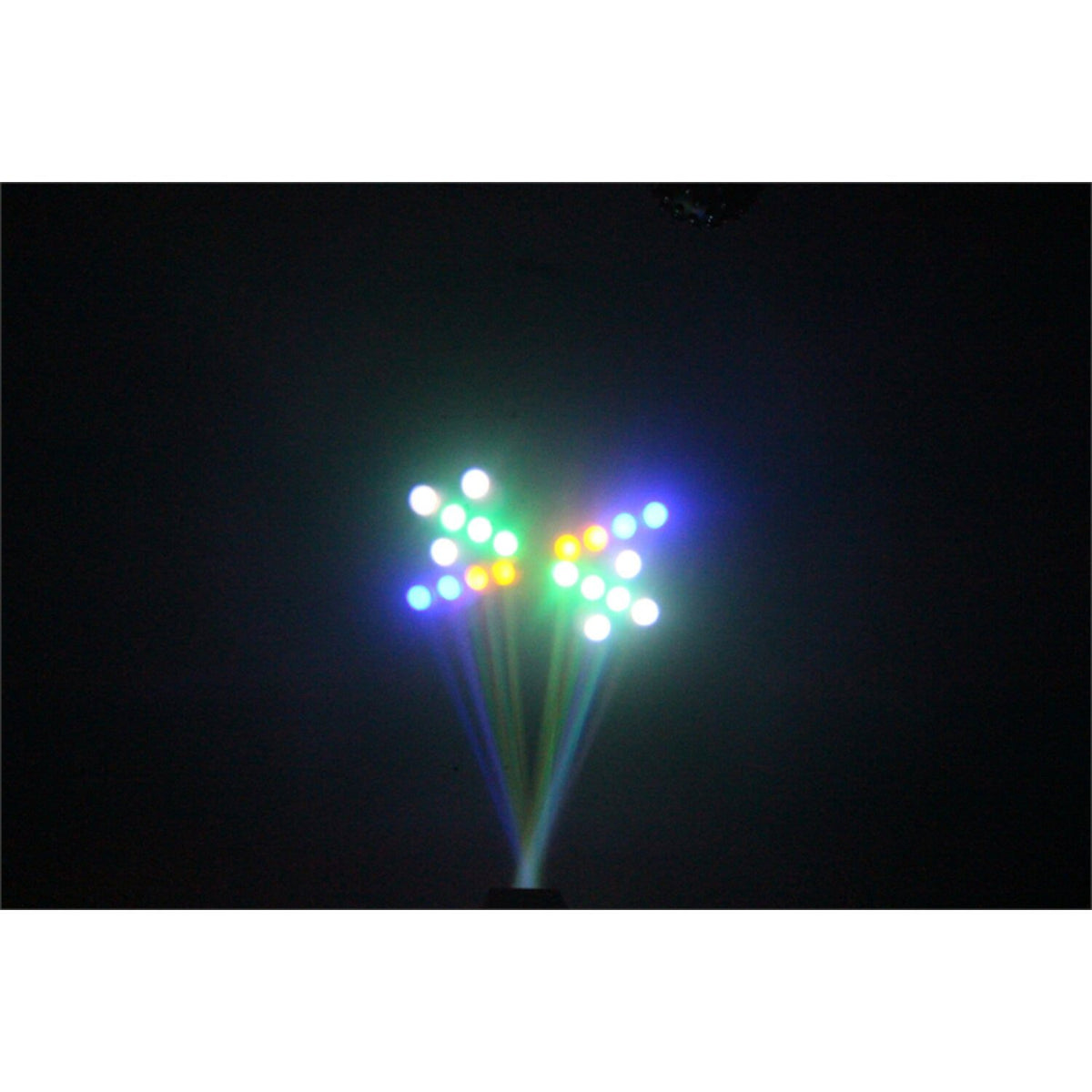 Ibiza Light & Sound LCM003LED-BL – Mini LED Color Moon RGBWA (Negro) - Tempo Shop