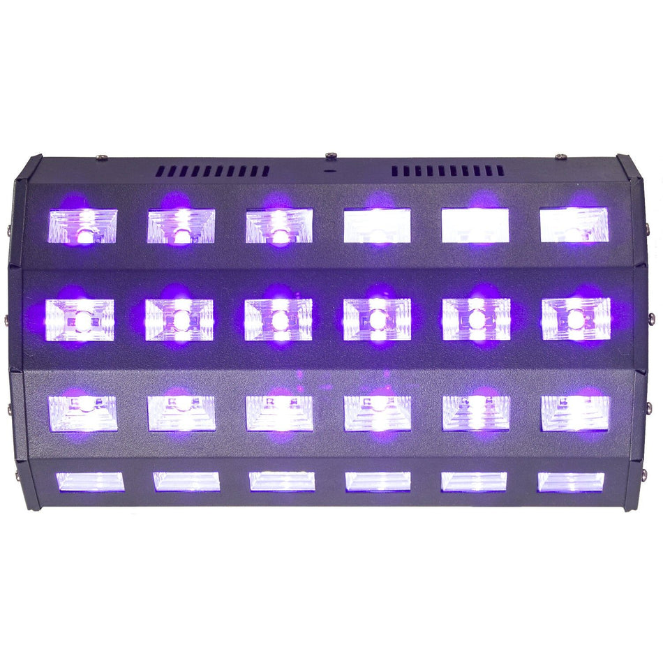 Ibiza Light & Sound LED-UV24 – Efecto LED UV 24 × 3 W - Tempo Shop