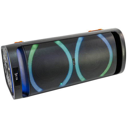 Ibiza Light & Sound LOUNGE28 – Altavoz luminoso portátil 2×8"/20 cm, 600 W con Bluetooth, USB, microSD y mando a distancia -