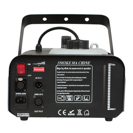 Ibiza Light & Sound LSM1500PRO - Máquina de humo profesional programable DMX 1500W - Tempo Shop