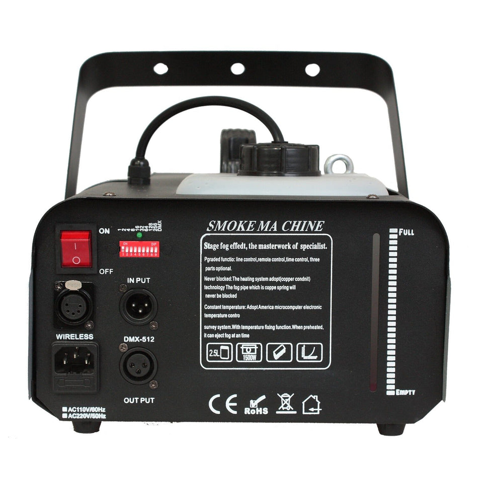 Ibiza Light & Sound LSM1500PRO - Máquina de humo profesional programable DMX 1500W - Tempo Shop