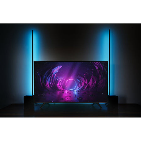 Ibiza Light & Sound MAGIC-COLOR-STICK-1.5WH – Tubo luminoso RGB con pie de 1,5 m en blanco - Tempo Shop