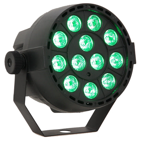 Ibiza Light & Sound PAR-MINI-RGB3 - Proyector PAR de LED 12×3 W RVB 3-en-1 - Tempo Shop