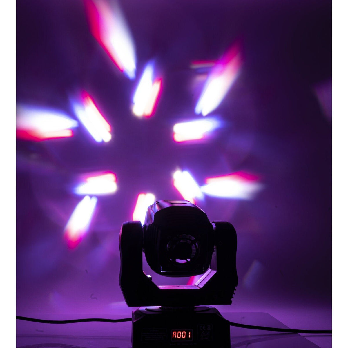 Ibiza Light & Sound ROLLING-EYE - Cabeza móvil Wash con efectos 6x12W - Tempo Shop