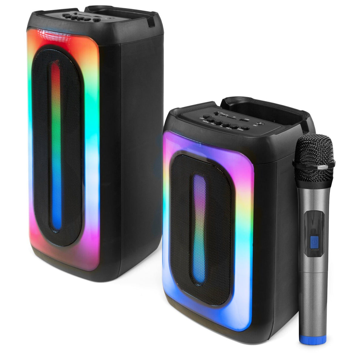 Ibiza Light & Sound SIGMA20 - Altavoz Bluetooth autónomo de LED 100 W - Tempo Shop