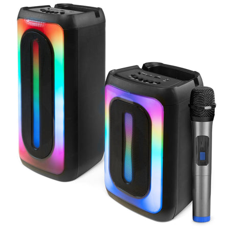 Ibiza Light & Sound SIGMA20 - Altavoz Bluetooth autónomo de LED 100 W - Tempo Shop
