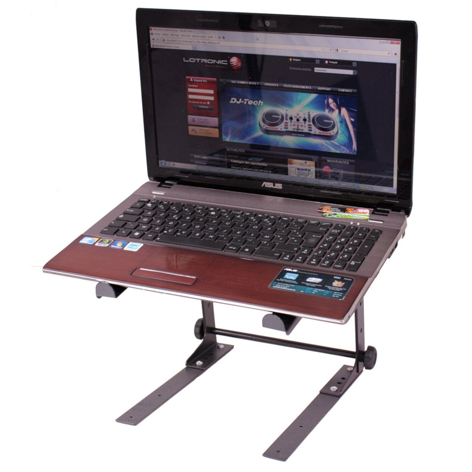 Ibiza Light & Sound SLAP100 – Soporte de portátil para maleta DJ - Tempo Shop