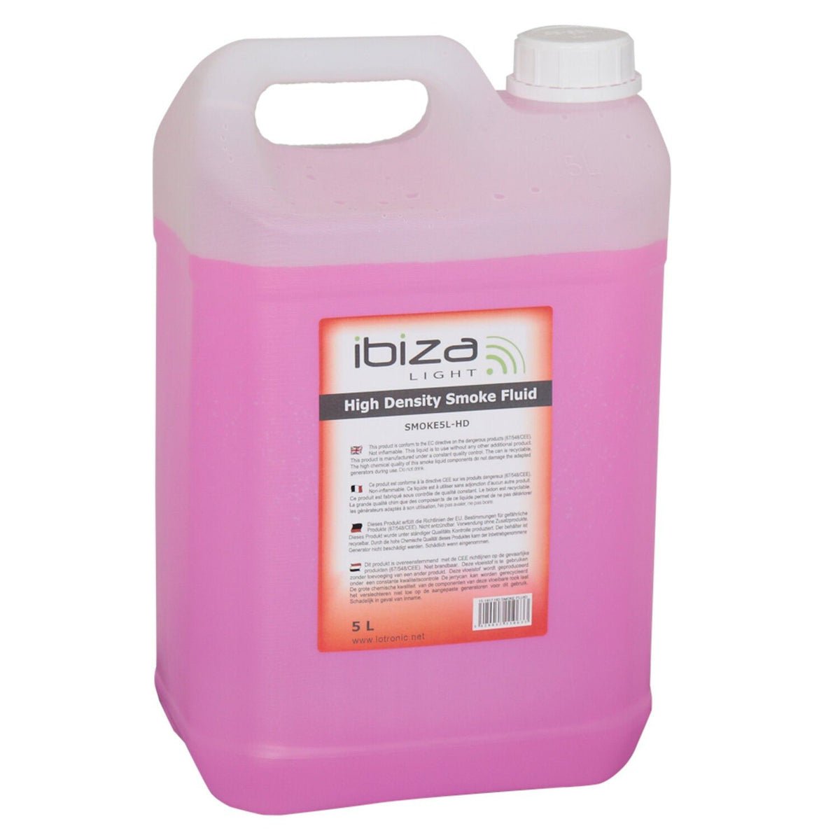 Ibiza Light & Sound SMOKE5L-HD - Líquido de humo de alta densidad 5 L - Tempo Shop