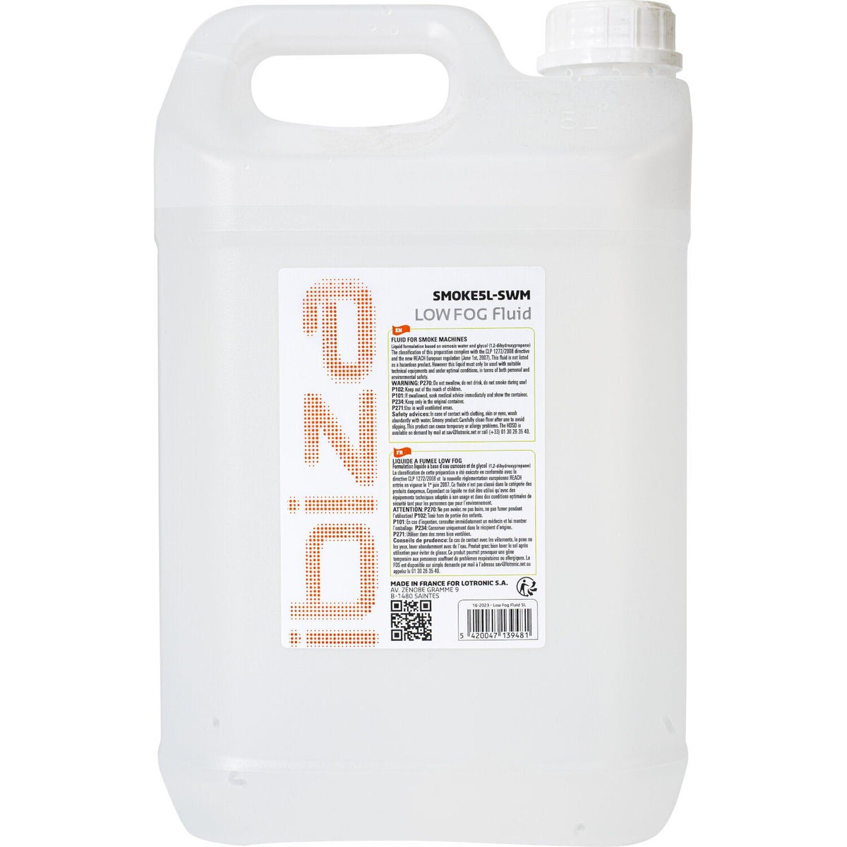 Ibiza Light & Sound SMOKE5L-SWM – Líquido de humo pesado 5 L para máquinas de agua - Tempo Shop