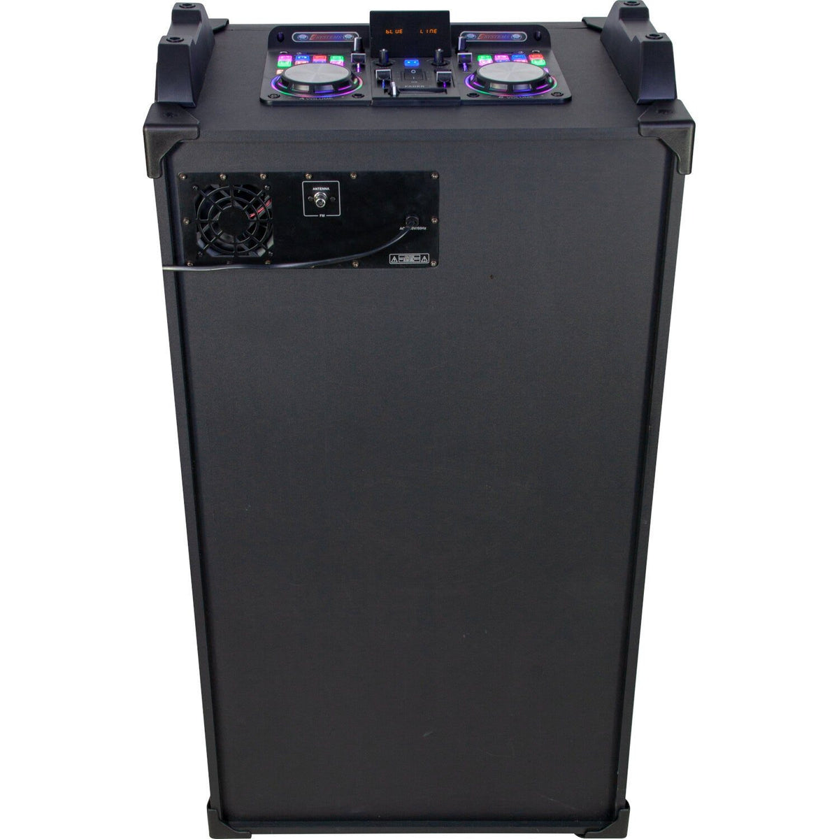 Ibiza Light & Sound STANDUP18-MAX – Caja activa portátil 18″/46 cm 900 W con efectos LED, mezclador y reproductor integrado -