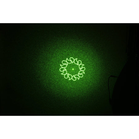 Ibiza Light & Sound STAR-LASER-BL – Cabeza móvil con láser, gobos, LED Wash y anillo luminoso (Carcasa negra) - Tempo Shop