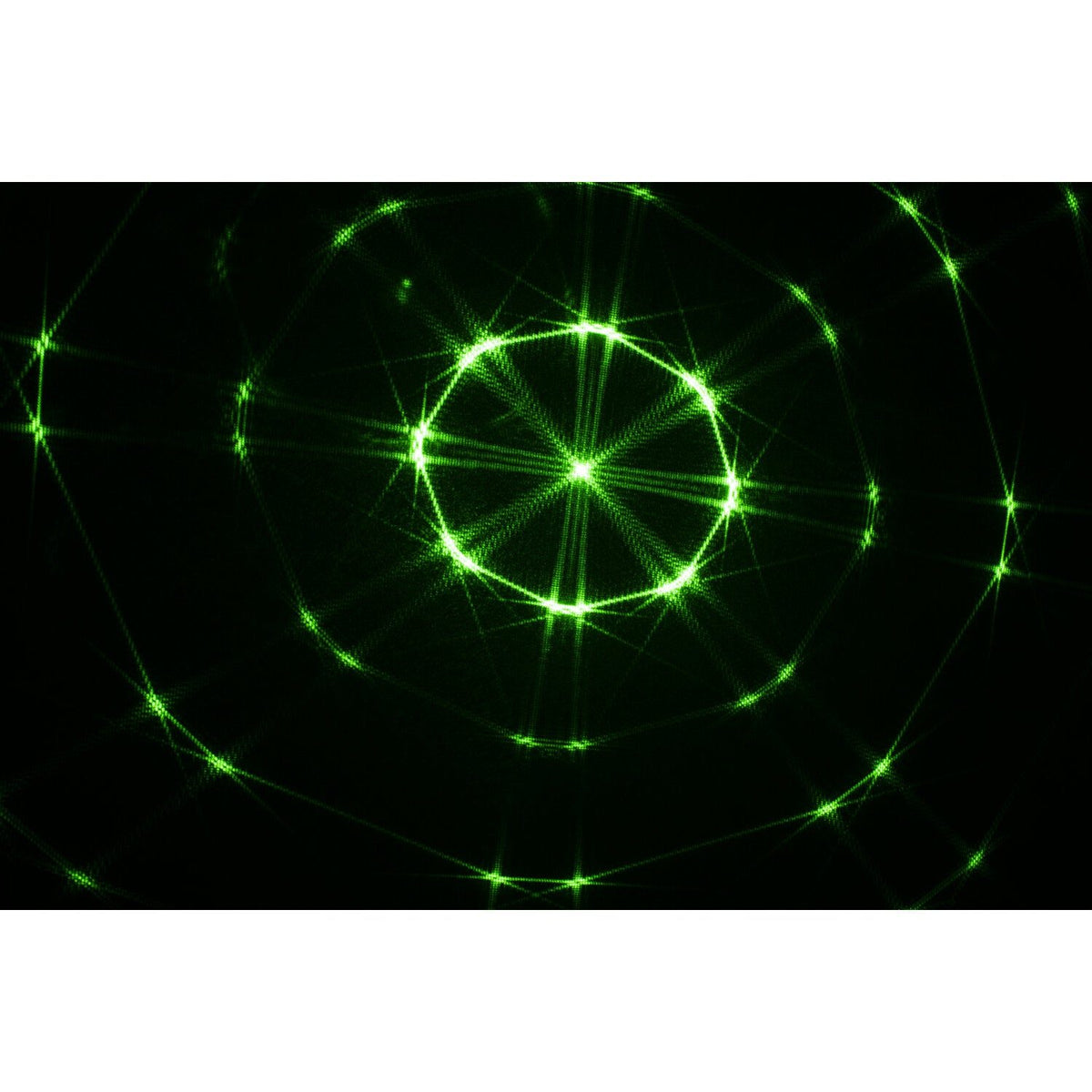 Ibiza Light & Sound STAR-LASER-WH – Cabeza móvil con láser, gobos, LED Wash y anillo luminoso (Carcasa blanca) - Tempo Shop