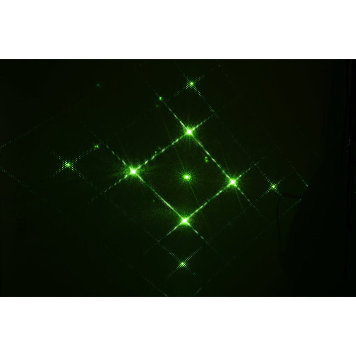 Ibiza Light & Sound STAR-LASER-WH – Cabeza móvil con láser, gobos, LED Wash y anillo luminoso (Carcasa blanca) - Tempo Shop