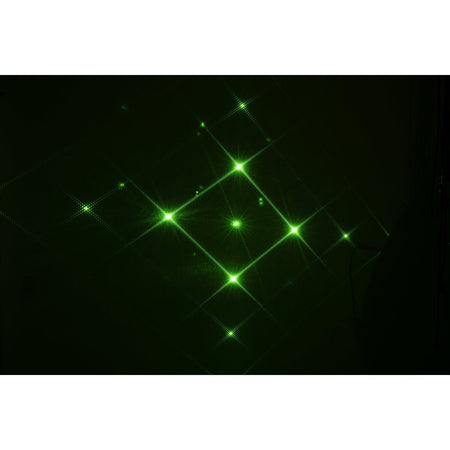 Ibiza Light & Sound STAR-LASER-WH – Cabeza móvil con láser, gobos, LED Wash y anillo luminoso (Carcasa blanca) - Tempo Shop