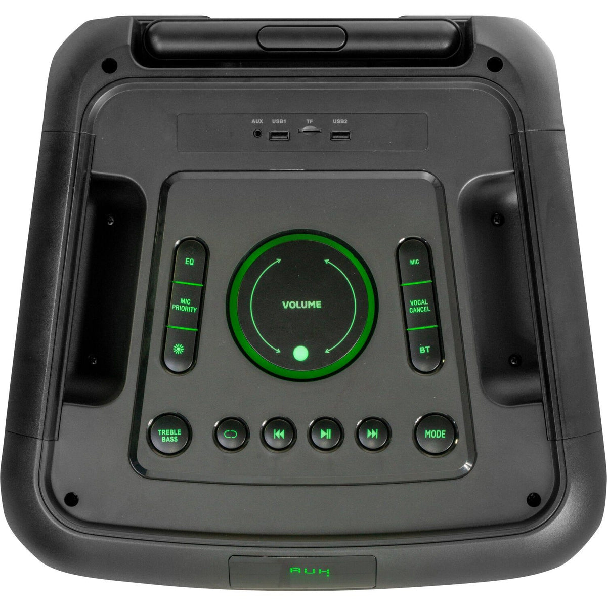 Ibiza Light & Sound STREET-WAVE-MAX – Altavoz portátil 12”/30 cm, 600 W con efecto LED “Fire”, Bluetooth, 2 USB, microSD y ba