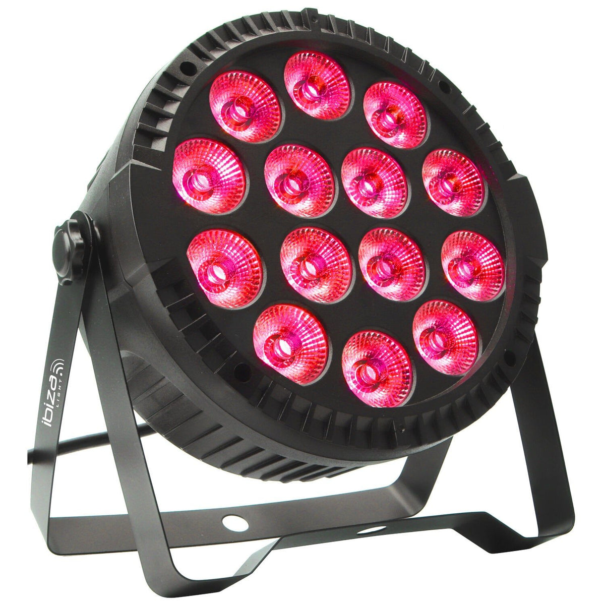 Ibiza Light & Sound THINPAR-14X6W-RGBW – Proyector PAR extra-plano con 14 LED RGBW de 6 W - Tempo Shop