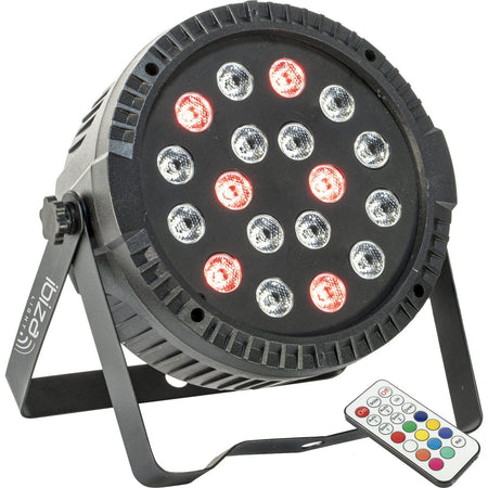 Ibiza Light & Sound THINPAR-18X1W – Proyector PAR extra-plano con 18 LED RGB 1 W - Tempo Shop