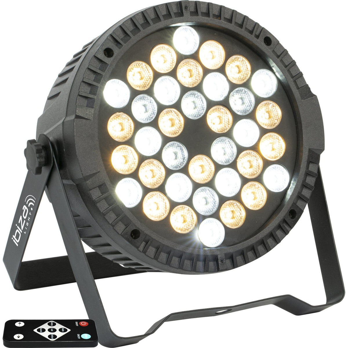 Ibiza Light & Sound THINPAR-36X1WHITE - Proyector PAR EXTRA-PLANO 36×1 W LED Blanco - Tempo Shop