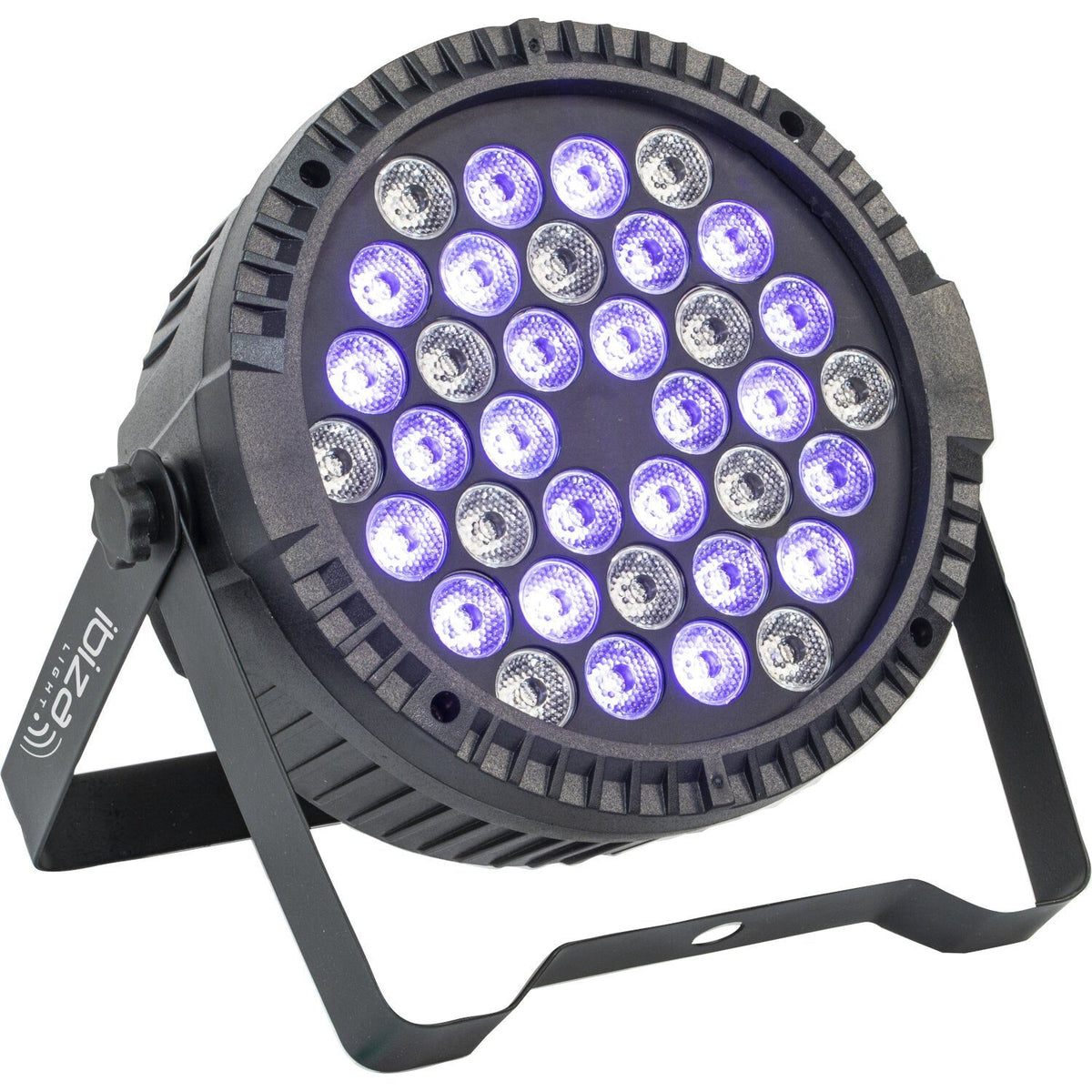 Ibiza Light & Sound THINPAR-36X3-UV – Proyector PAR extra-plano de 36 LED UV 3 W - Tempo Shop