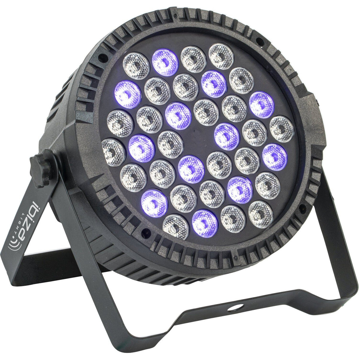 Ibiza Light & Sound THINPAR-36X3-UV – Proyector PAR extra-plano de 36 LED UV 3 W - Tempo Shop