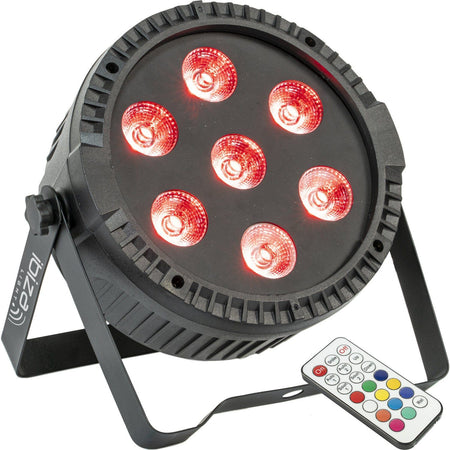 Ibiza Light & Sound THINPAR-7X6W-RGBW – Proyector PAR extra-plano con 7 LED RGBW de 6 W - Tempo Shop
