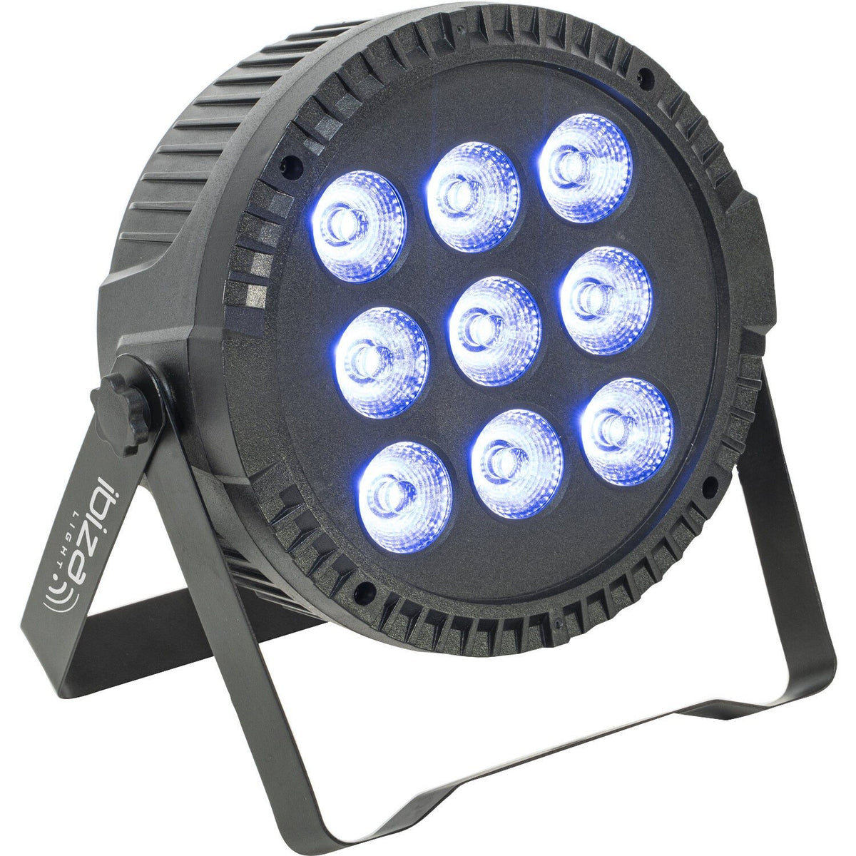 Ibiza Light & Sound THINPAR-9X6W-RGBW - Proyector PAR extra-plano 9×6 W RGBW 4-en-1 - Tempo Shop