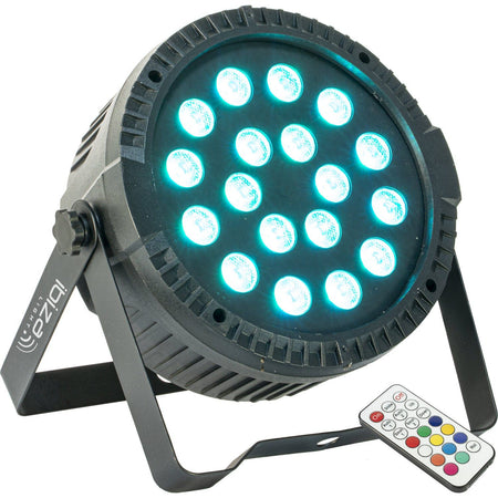 Ibiza Light & Sound THINPAR36X1RGB – Proyector PAR extra-plano con 18 LED RGB 1 W - Tempo Shop