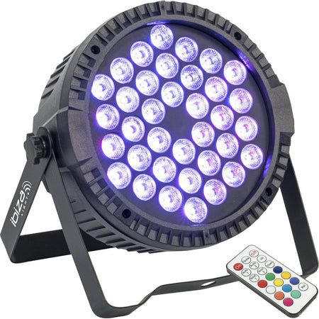 Ibiza Light & Sound THINPAR36X1W-RGB – Proyector PAR extra-plano con 36 LED RGB 1 W - Tempo Shop