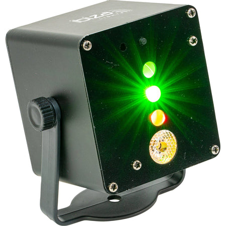 Ibiza Light & Sound TINYLED-LASRGB - Efecto miniatura de LED 3 W + láser RGB a baterías - Tempo Shop