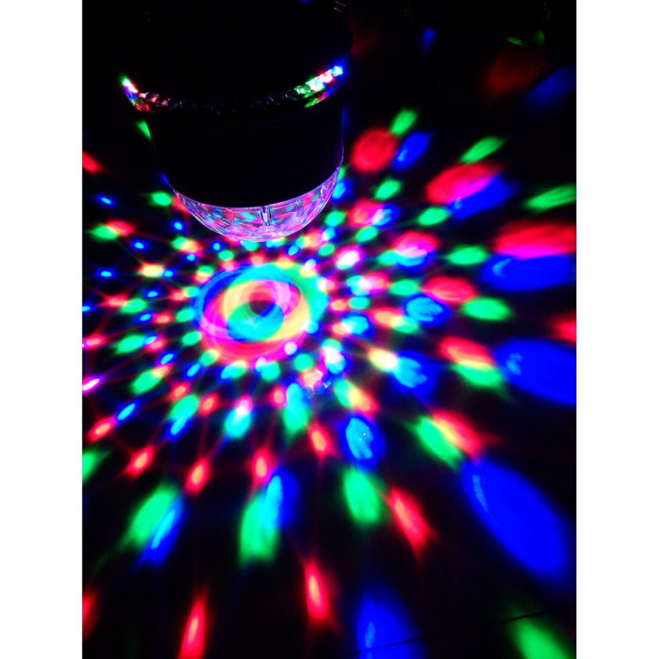 Ibiza Light & Sound UFO-ASTRO-BL - Efecto de iluminación 2-en-1 de LED RGB - Tempo Shop