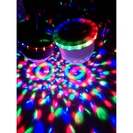Ibiza Light & Sound UFO-ASTRO-BL - Efecto de iluminación 2-en-1 de LED RGB - Tempo Shop