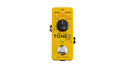 IK Multimedia TONEX ONE Brown Sound Limited Edition (Amarillo) - Mini pedal de modelado AI con presets Brown Sound y software incluido - Tempo Shop