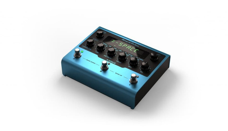 IK Multimedia AmpliTube X-GEAR X-SPACE - Pedal digital de reverberación estéreo con USB y MIDI