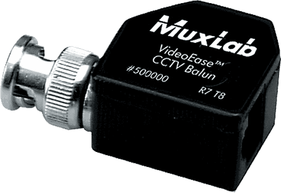 MuxLab 500000 - Balun Modular de CCTV BNC a RJ45 para Vídeo Analógico