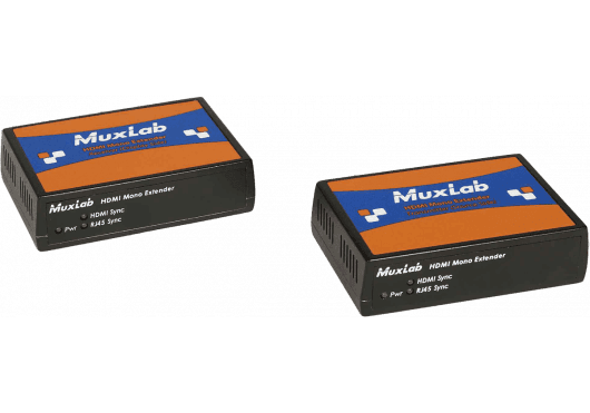 MuxLab IMU-500450 - 4K HDMI IR HDBaseT Transmitter/Receiver Kit