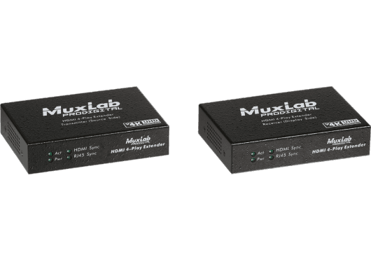 MuxLab IMU-500456 - 5-Play HDMI Extender Kit, UHD-4
