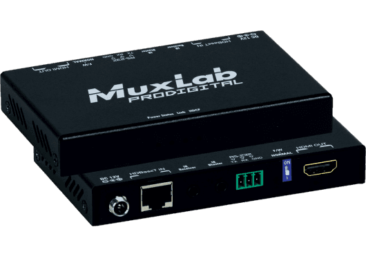 MuxLab IMU-500459 - HDMI/RS232 HDBT 4K/60 transmitter-receiver kit