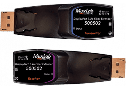 MuxLab IMU-500502 - Fiber Extender Kit, Display Port 1.2a