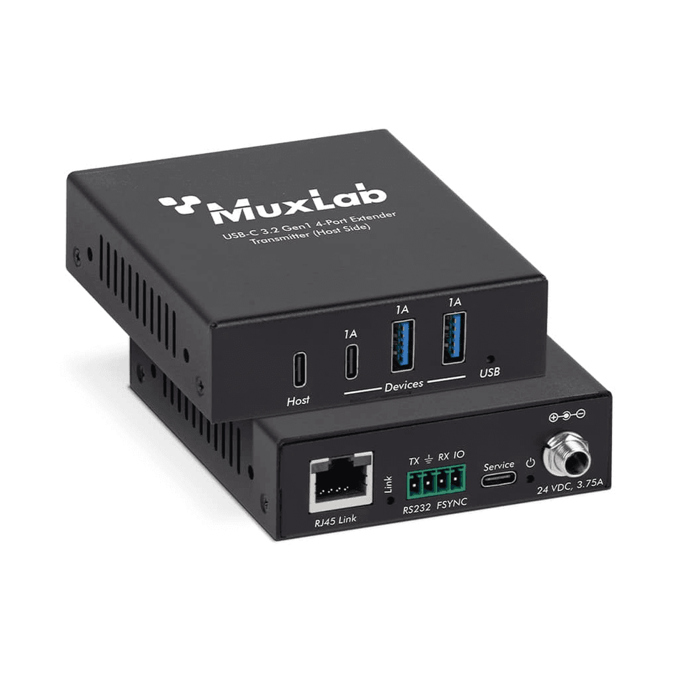 MuxLab IMU-500534 - Kit de extensión USB-C - 4 puertos 3.2 - 100m - Tempo Shop