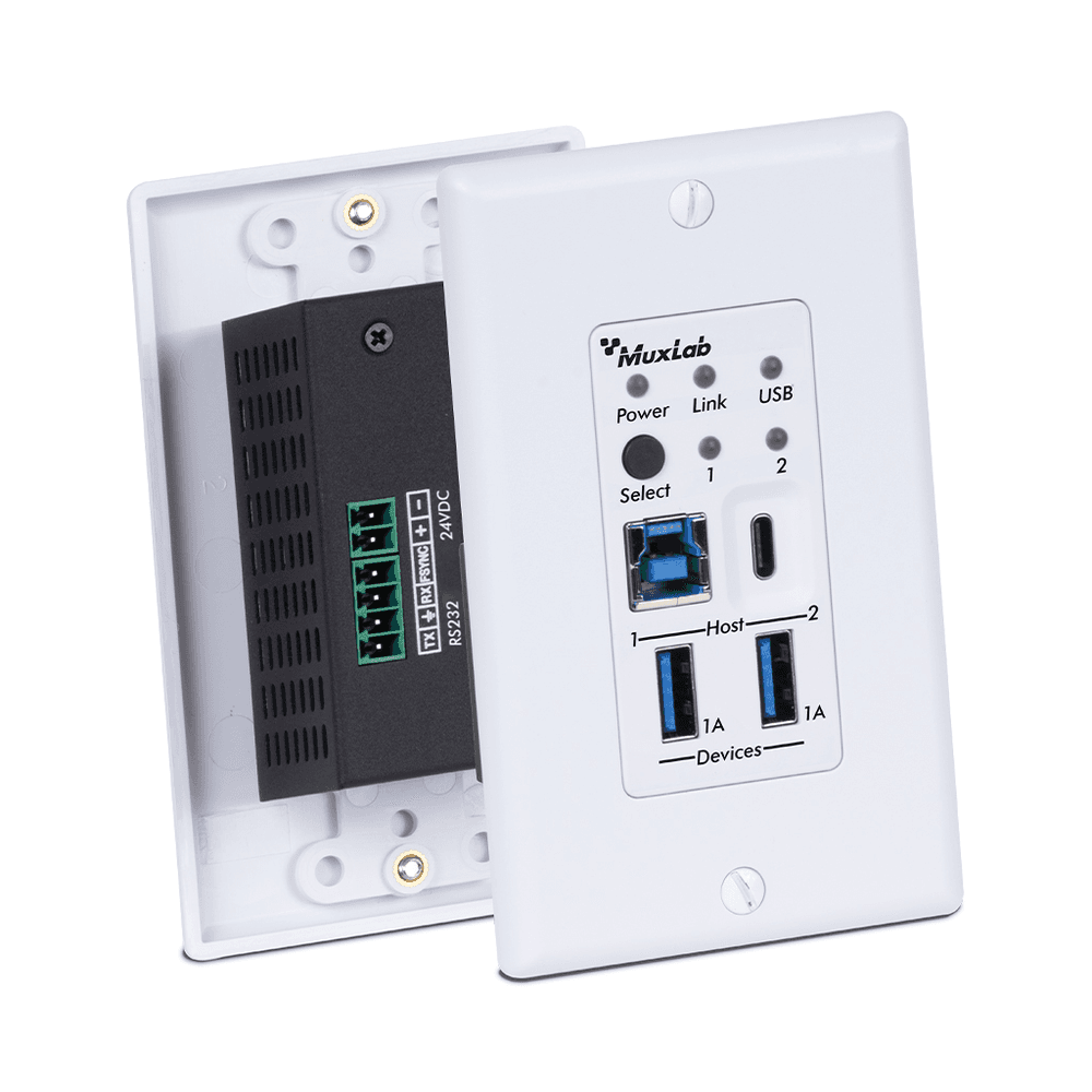 MuxLab IMU-500535 - Kit de extensión USB-C - 4 puertos 3.2 - WP - 100m - Tempo Shop