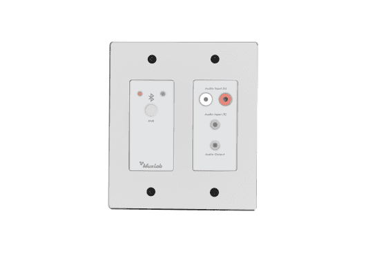 MuxLab IMU-500555-WH - RCA Dante Bluetooth Panel White