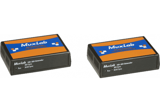 MuxLab IMU-500702 - Kit Extensor LongReach 3G-SDI sobre Cat5e/6 (Hasta 150 metros)