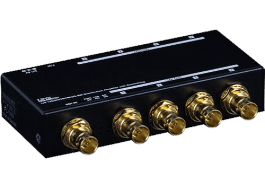 MuxLab 500728 - Distribuidor 12G-SDI 1x8 de Alto Rendimiento (4K/60Hz)