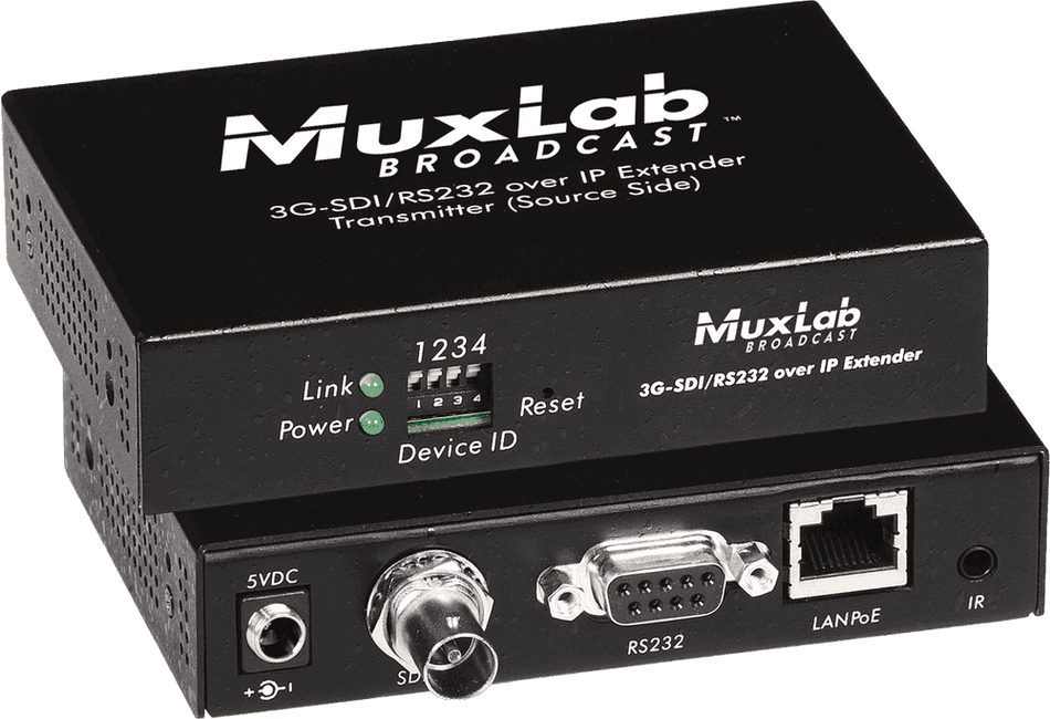MuxLab 500756-TX - Transmisor 3G-SDI sobre IP para Redes Gigabit y Video Wall