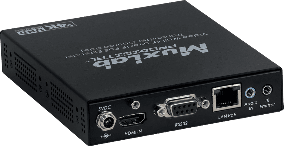 MuxLab 500759-TX - Transmisor HDMI 4K sobre IP con PoE