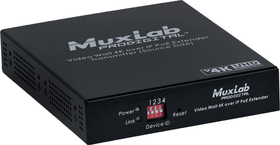 MuxLab 500759-TX - Transmisor HDMI 4K sobre IP con PoE